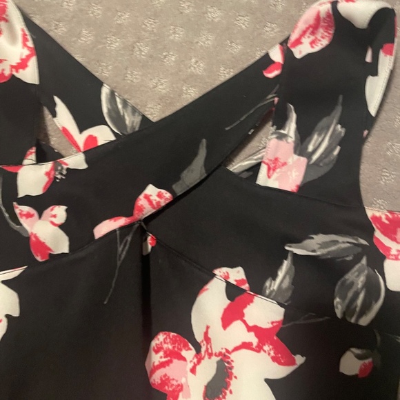 SOLD! 2/$15 Ricki's Floral Fit and Flare dress - Picture 3 of 5